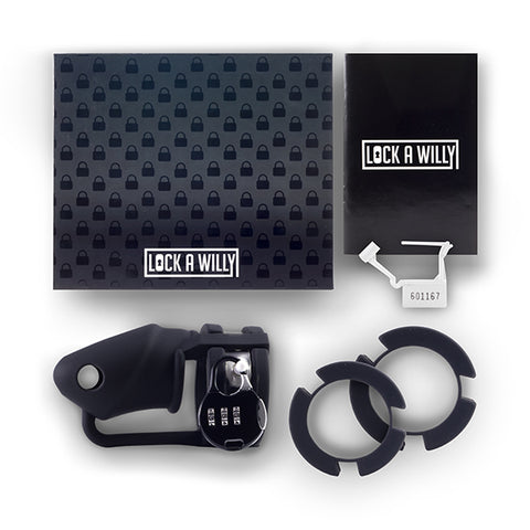 Lock-a-Willy Silicone Chastity Device
